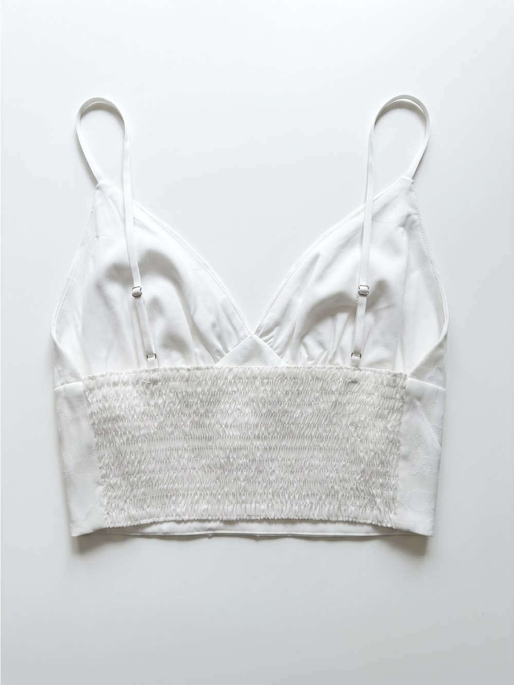 Amanda Uprichard Amory Crop Top White XS - Picture 9 of 9